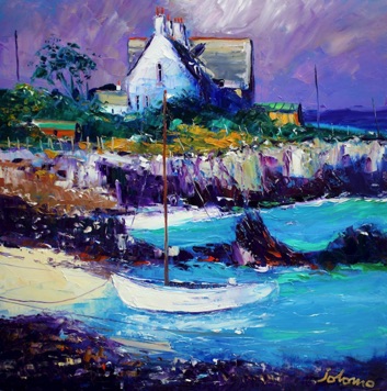Eveninglight the Bishop's House Iona 24x24